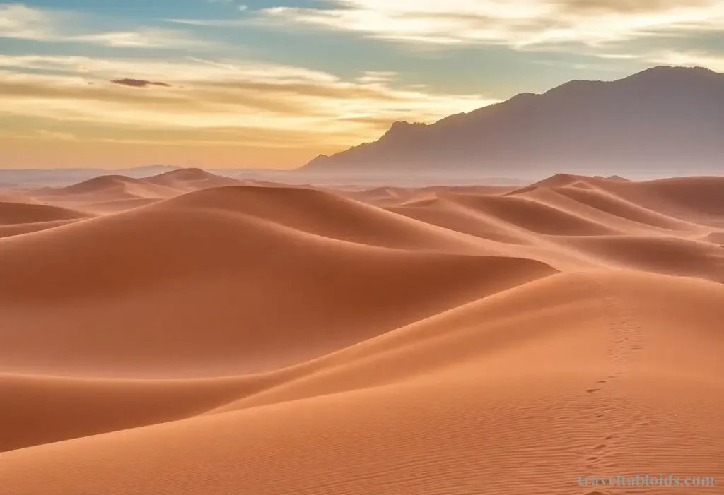 Desert Tourist Attractions in Central Asia: Sand Dunes and Oasis Towns